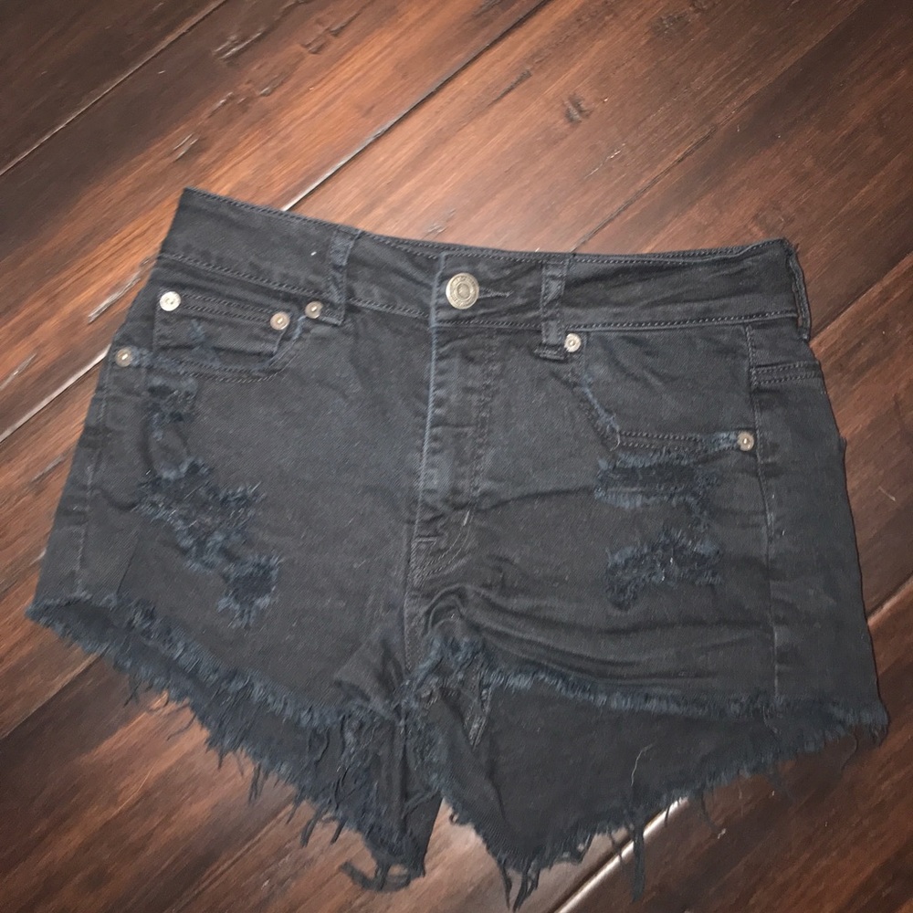American eagle black Jean shorts